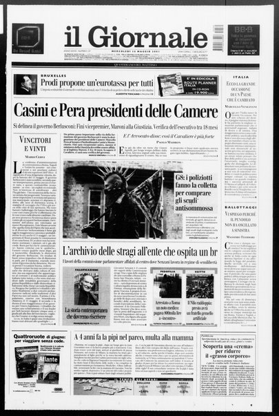 Il giornale : quotidiano del mattino